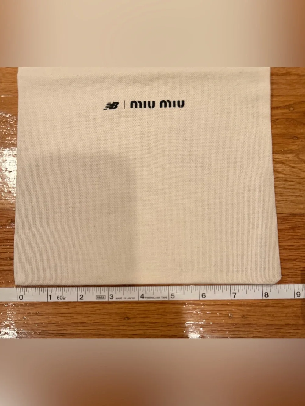 Miu Miu New Balance Collaboration Shoe Dust Bag
